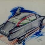 Carl Renner, Design for Concept Car, 1953