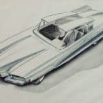 John Aiken, Design for Concept Car, 1970
