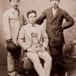 George H. Gilbert. “Wakamatsu Colonists.” c. 1870. Reproductions of vintage photographs.