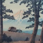 Hasui Kawase. “Mt. Fuji.” c. 1940. Ink on handmade paper.	
