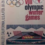 Artist Unknown Olympic Daily Program Reproduction 1960