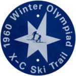 Artist Unknown Ski Trail Sign 1960