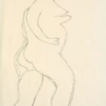 Large Nude with Hat, Jean and Phillip Earl, Wax-on-muslin rubbing, 1993