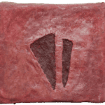 Triangles, 2001, Paint on cloth