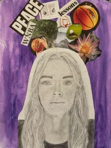 Averi Hamliton_Growth Mindset Self Portrait_Mixed Media