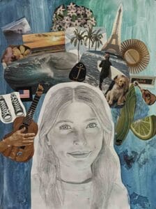Avila Lindsey_Growth Mindset Self Portrait_Mixed Media