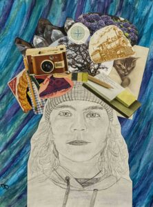 Danny Danenhauer_Growth Mindset Self Portrait_Mixed Media