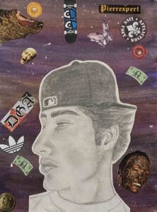 Kyle Marasco_Growth Mindset Self Portrait_Mixed Media