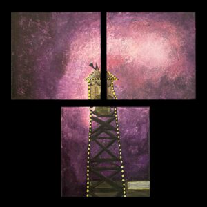 Lexie Wheeler, Laila Mix, Aubrey Trevino_The Beauty of Placerville, Acrylic(1)