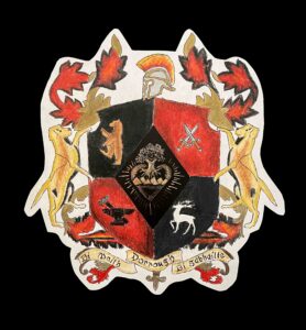 Lucas Dorrough_Dorrough Heritage Coat of Arms_Mixed Media
