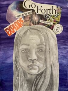 Makenna Capella_Growth Mindset Self Portrait_Mixed Media