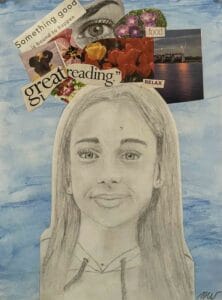 Navah Woerner_Growth Mindset Self Portrait_Mixed Media