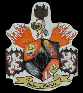 Phoenix Chiusano_Coat of Arms_Mixed Media