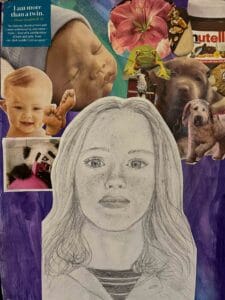 Willow Jessee_Growth Mindset Self Portrait_Mixed Media